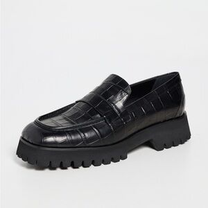 Frēda Salvador Hana Lug Sole Penny Loafer